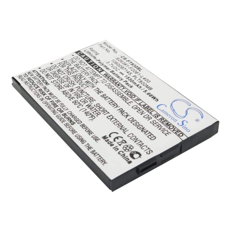 Battery for Fujitsu Loox T800, Loox T810, Loox T830 3.7V 1530mAh