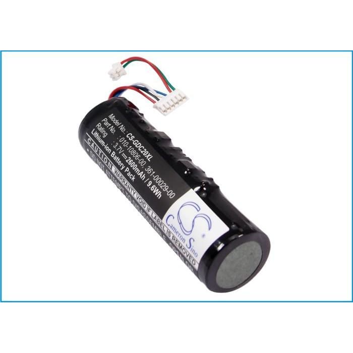 Premium Battery for Garmin Dc20, Dc30, Dc40 3.7V, 2600mAh - 9.62Wh