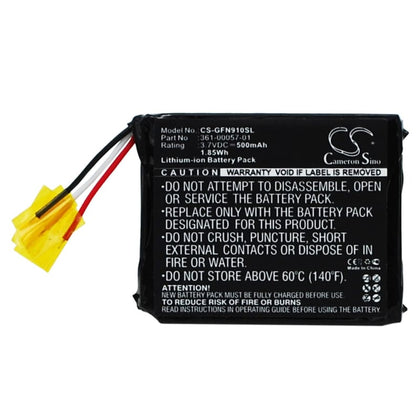Premium Battery for Garmin Forerunner 910xt 3.7V, 500mAh - 1.85Wh