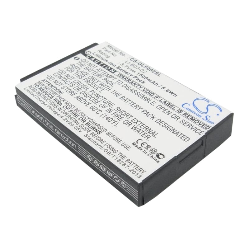 Premium Battery for Golf Buddy Gb3, Platinum, Platinum Range Finder 3.7V, 1500mAh - 5.55Wh