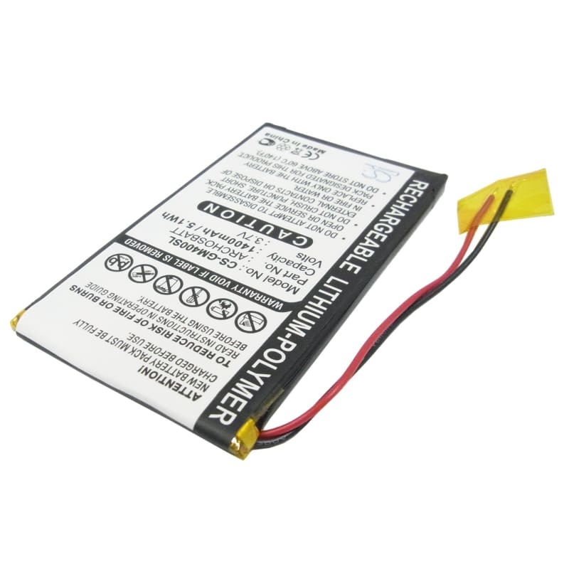 Premium Battery for Archos Gmini 400, Gmini 402, Gmini 402cc 3.7V, 1400mAh - 5.18Wh