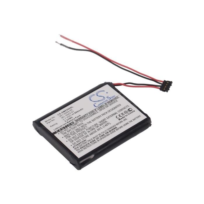Premium Battery for Garmin Edge 520, Edge 205, Edge 500 3.7V, 600mAh - 2.22Wh
