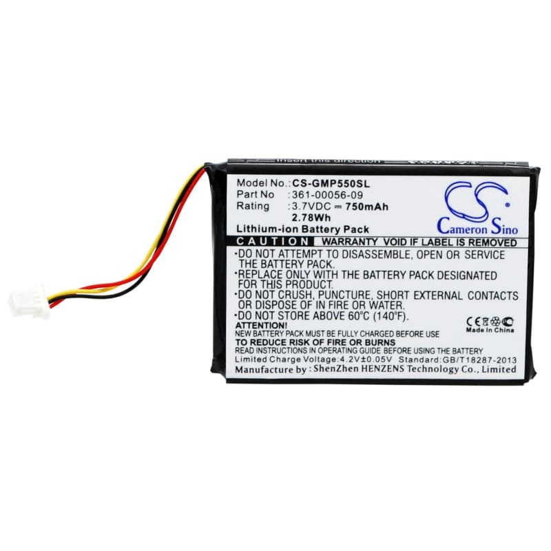 Premium Battery for Garmin Pro 70 Trashbreaker, Pro 550 Trashbreaker, Pro Trashbreaker 3.7V, 750mAh - 2.78Wh