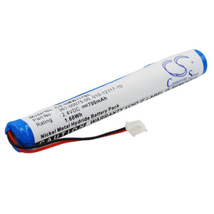 Premium Battery for Garmin 010-01248-00, Gwind Wireless, Gwind Wireless Transducer 2.4V, 700mAh - 1.68Wh