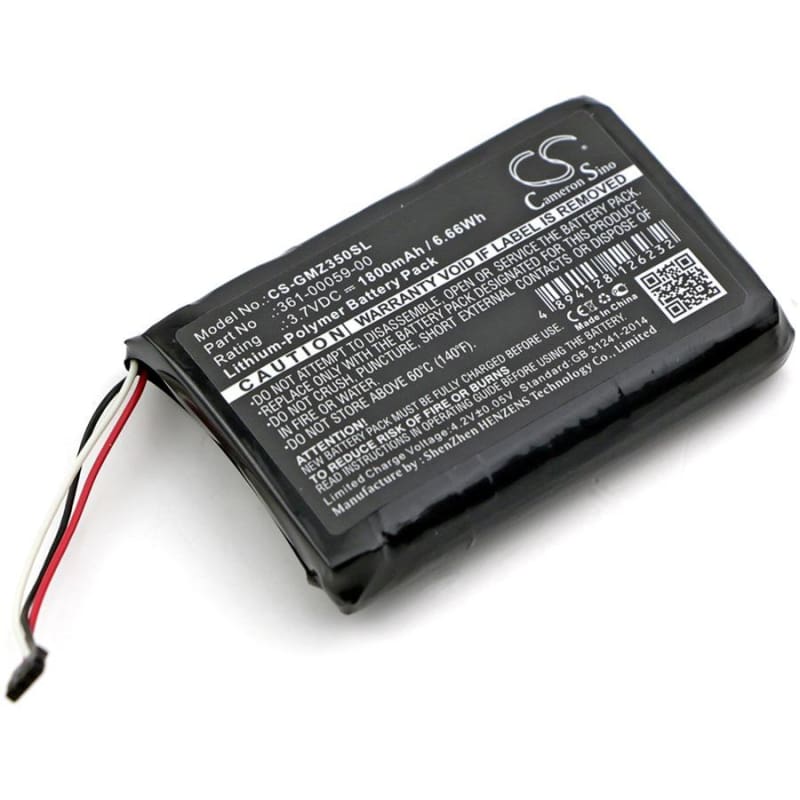 Premium Battery for Garmin, Zumo 350lm 3.7V, 1800mAh - 6.66Wh