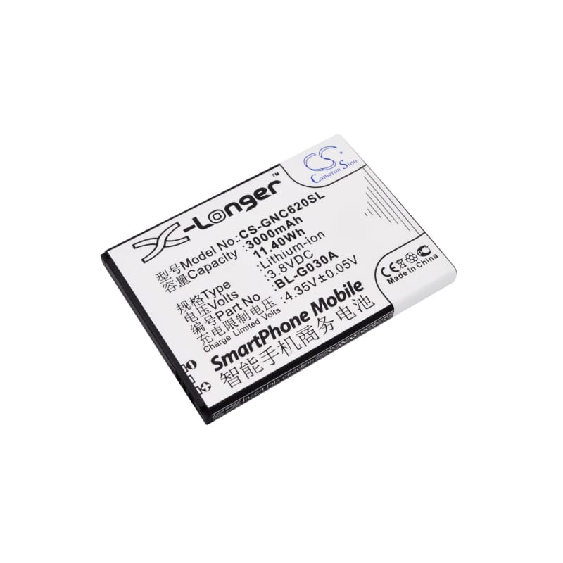 Battery for GIONEE C620, C620s, GN181 3.8V 3000mAh
