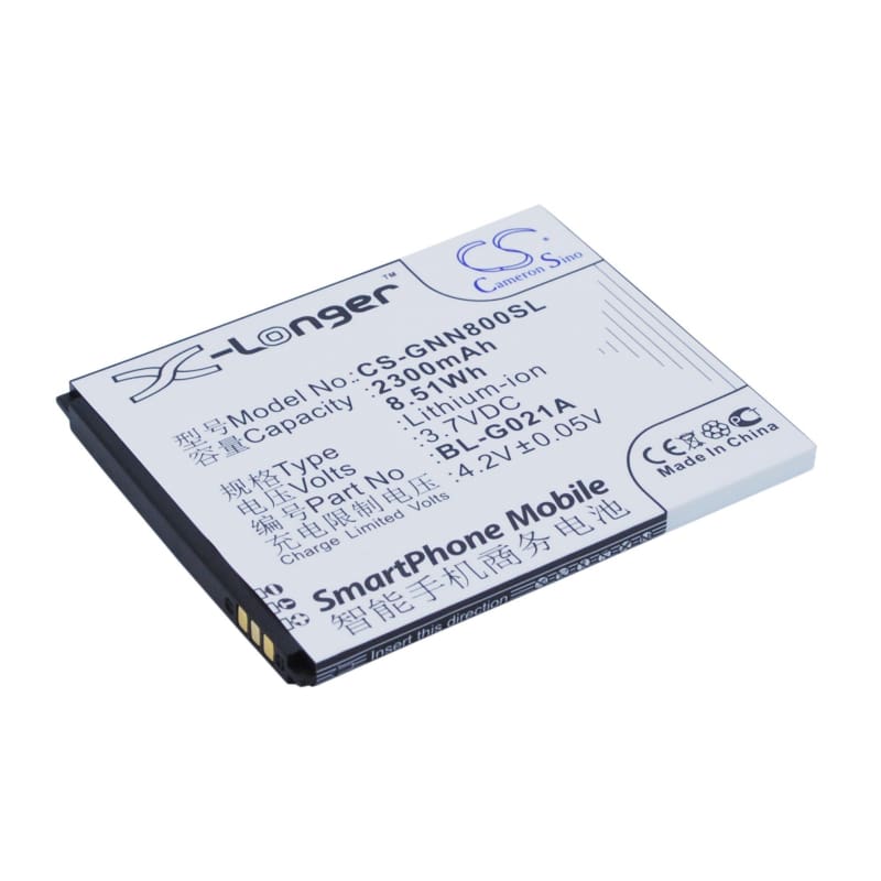 Battery for Fly IQ446, NGM Forward Infinity, GIONEE S214 3.7V 2300mAh
