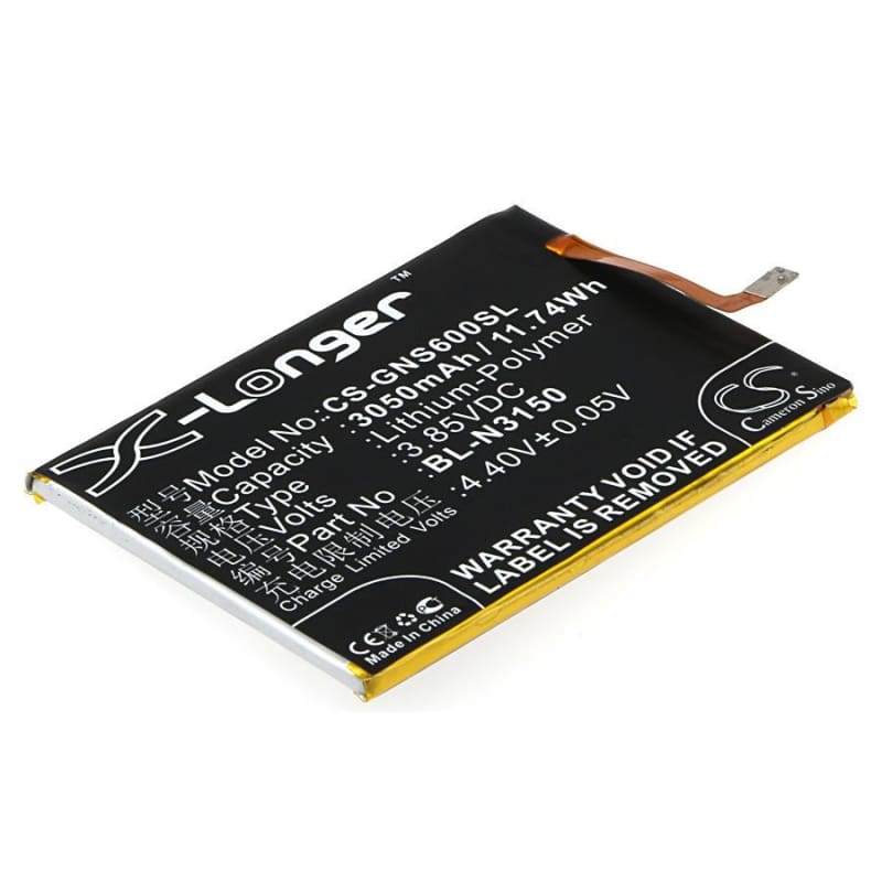 Battery for BLU Vivo 5, GIONEE GN9010 3.85V 3050mAh