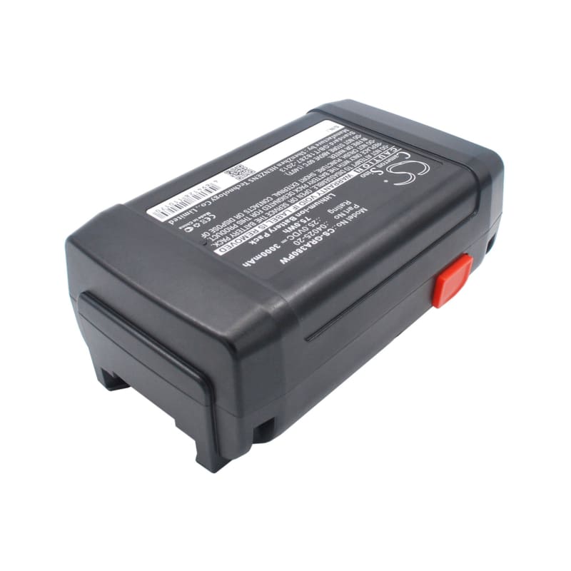 Premium Battery for Gardena Accu-spindelmaher 380 Li, Spindelmaher 380 Li 25.0V, 3000mAh - 75.00Wh