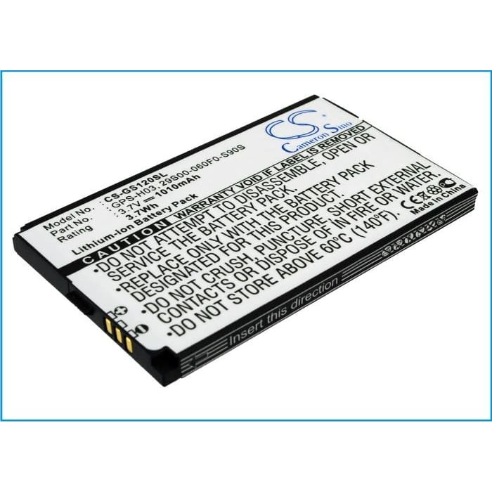 Battery for GSmart S1200, S1205, S1208 3.7V 1010mAh