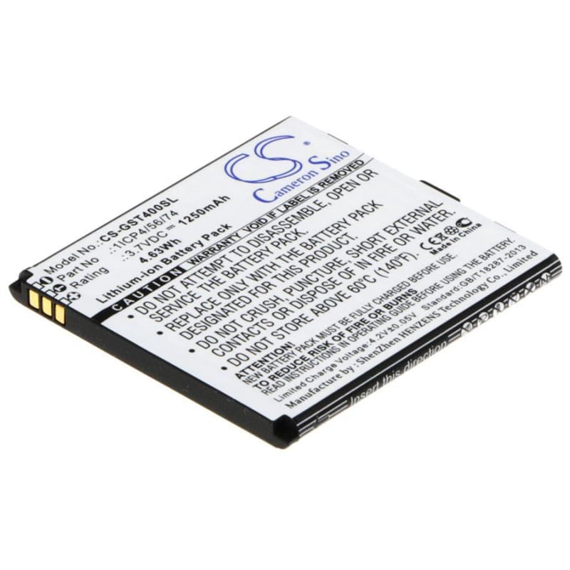Battery for GSmart T4, T4 Lite, T4 Lite Edition 3.7V 1250mAh