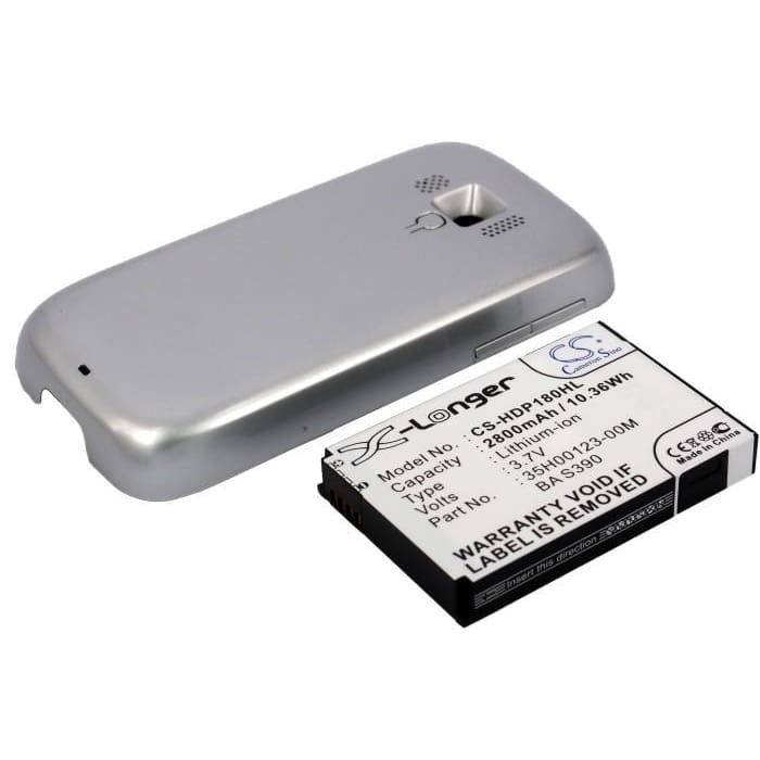 Battery for HTC T7373, T-Mobile Touch Pro 2 3.7V 2800mAh