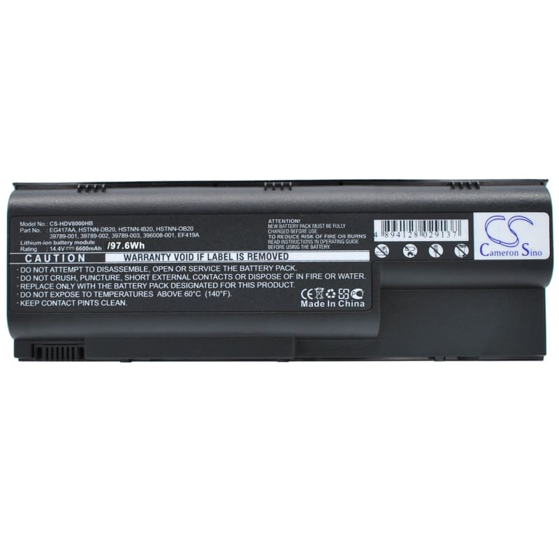 New Premium Notebook/Laptop Battery Replacements CS-HDV8000HB