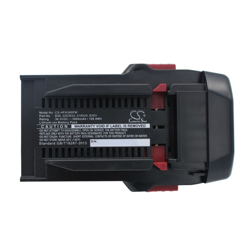 Premium Battery for Hilti 418009, B36, B36V, 2203932, WSR36-A  36V, 3000mAh - Li-ion