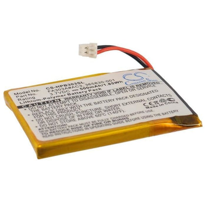 Premium Battery for Hp Bluetooth Stereo Headphones 3.7V, 500mAh - 1.85Wh