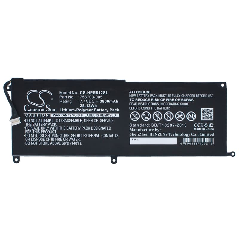 New Premium Tablet Battery Replacements CS-HPR612SL