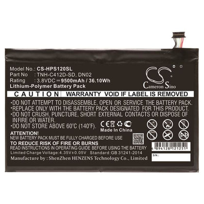 New Premium Tablet Battery Replacements CS-HPS120SL