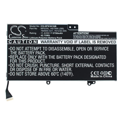 New Premium Notebook/Laptop Battery Replacements CS-HPX361NB