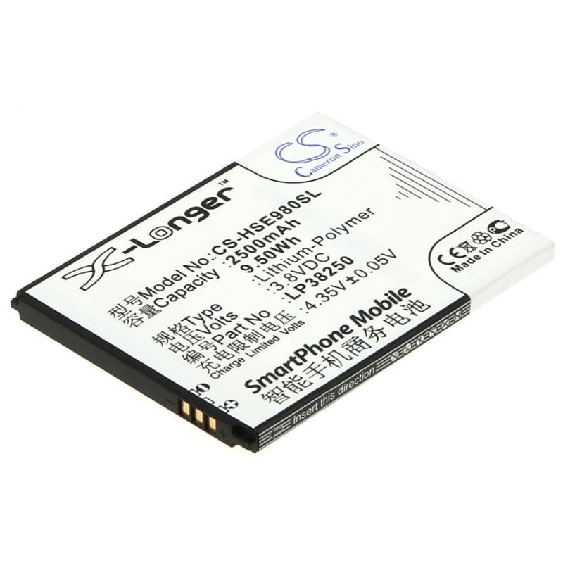 Battery for Hisense T978, T980, U978 3.8V 2500mAh