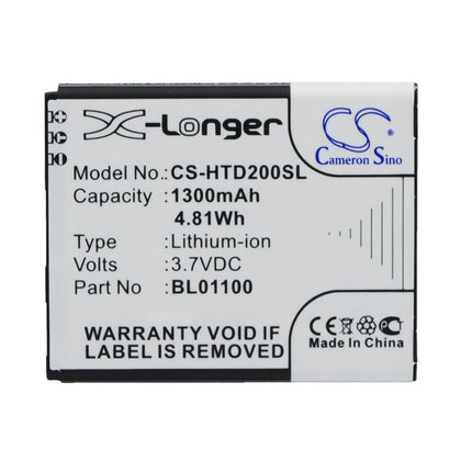 New Premium Mobile/SmartPhone Battery Replacements CS-HTD200SL
