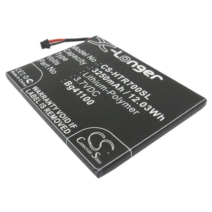 New Premium Tablet Battery Replacements CS-HTR700SL