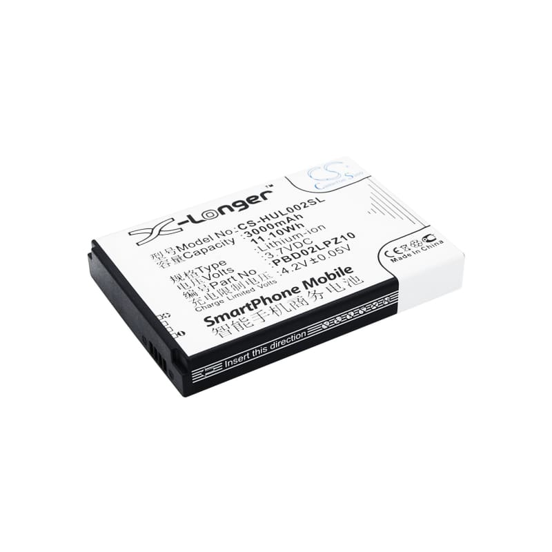 Premium Battery for Huawei Emobile Gl02p 3.7V, 3000mAh - 11.10Wh