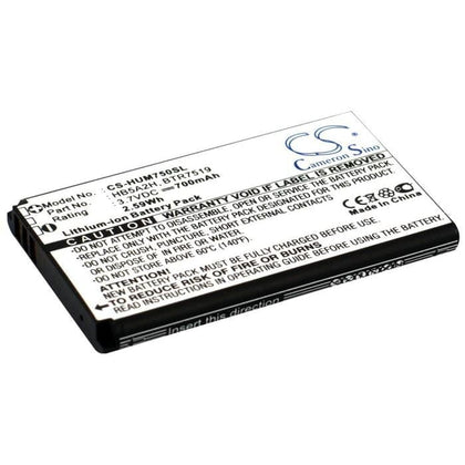 New Premium Mobile/SmartPhone Battery Replacements CS-HUM750SL