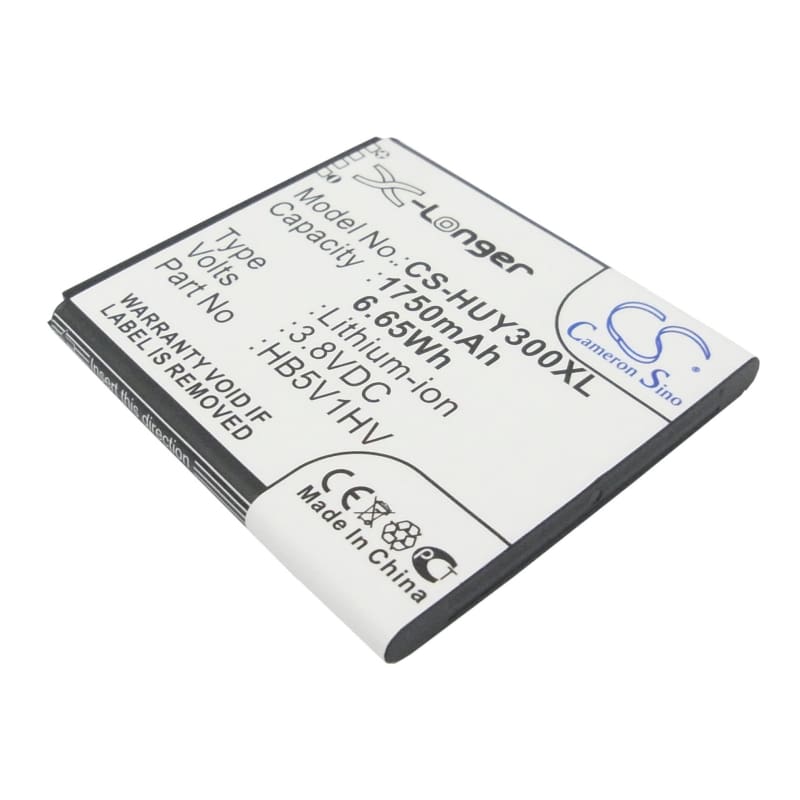 Battery for Huawei W1, Y300, Y500 3.8V 1750mAh
