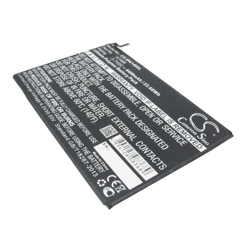 Premium Battery for Apple Ipad Mini 2, A1490, A1489 3.7V, 6400mAh - 23.68Wh