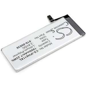 Premium Battery for Apple, A1633, A1688, A1691, A1700, Iphone 6s 3.8V, 1900mAh - 7.22Wh