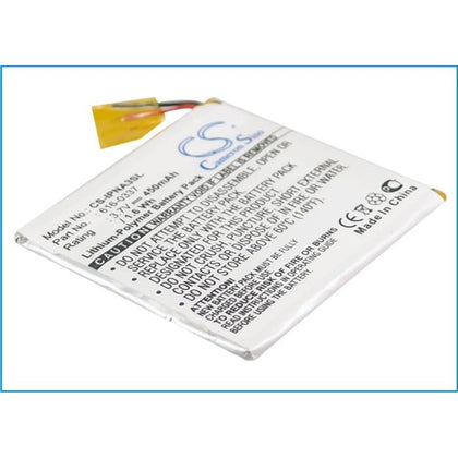 Premium Battery for Apple Ipod Nano 3rd 4gb, Ipod Nano 3rd 8gb, Ipod Nano G3 4gb 3.7V, 450mAh - 1.67Wh