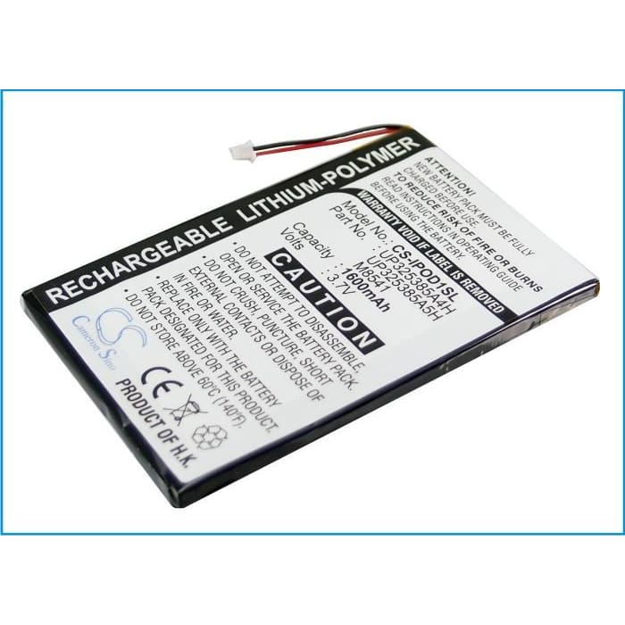 Premium Battery for Apple Ipod 1st, 2nd Generation 3.7V, 1600mAh - 5.92Wh
