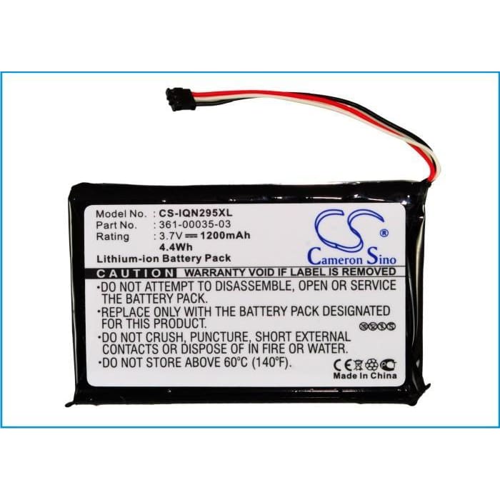 Premium Battery for Garmin Nuvi 2595LMT, Nuvi 2555LMT, Nuvi 2555LT, Nuvi 2495LMT, Nuvi 2475LT 3.7V, 1200mAh - 4.44Wh