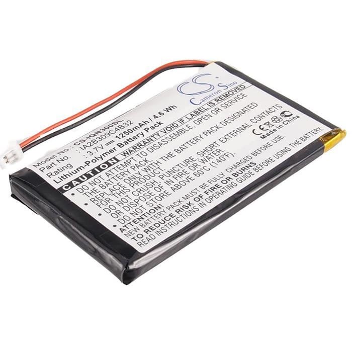 Premium Battery for Garmin Nuvi 300, Nuvi 300t, Nuvi 310 3.7V, 1250mAh - 4.63Wh