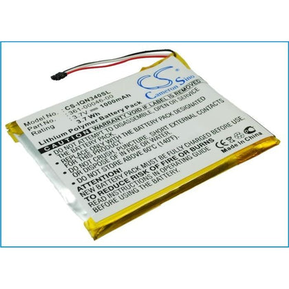 Premium Battery for Garmin Nuvi 3400, Nuvi 3450, Nuvi 3450lm 3.7V, 1000mAh - 3.70Wh