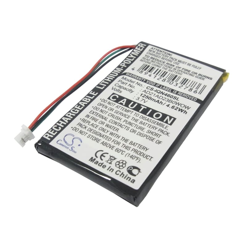 Premium Battery for Garmin Nuvi 465, 465LTM, 465T 3.7V, 1250mAh - Li-Polymer