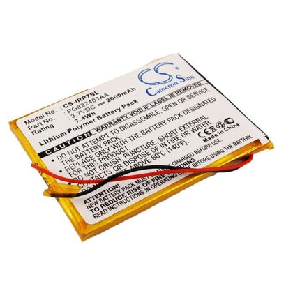 Premium Battery for Iriver P7, 1p0716sil 16gb, 1p0708sil 8gb 3.7V, 2000mAh - 7.40Wh