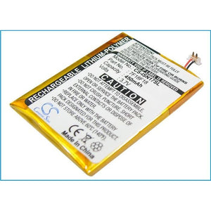 Premium Battery for Insignia Ns-4v17, Ns-4v17r, Ns-4v17b 3.7V, 450mAh - 1.67Wh