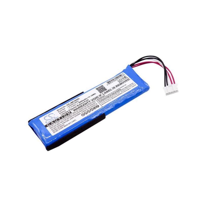 Premium Battery for Jbl, Flip 3, Jblflip3gray 3.7V, 3000mAh - 11.10Wh