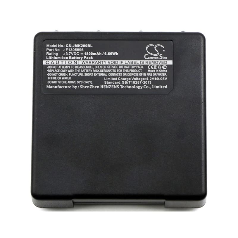 Premium Battery for Jay Beta6 Two-way Radio, Gama10 RC Security, Gama6 RC Security 3.7V, 1800mAh - 6.66Wh