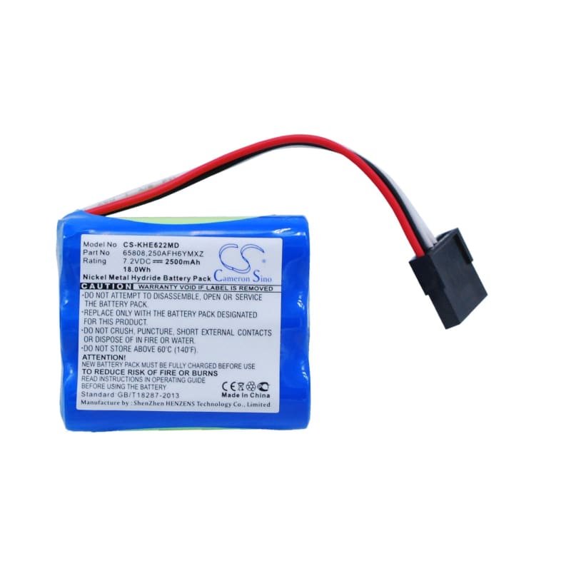 Premium Battery for Keeler Headlamp Ep39-22079, 1202-p-6229, 291980 7.2V, 2500mAh - 18.00Wh