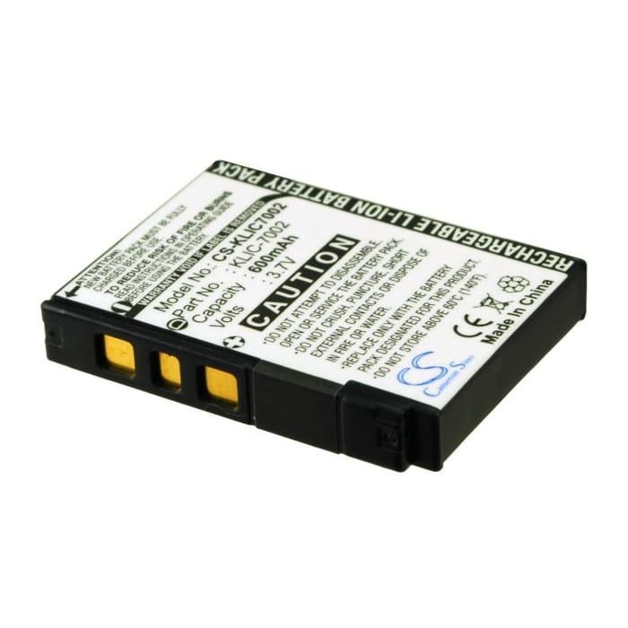 Premium Battery for Kodak Easyshare V530, Easyshare V530 3.7V, 600mAh - 2.22Wh