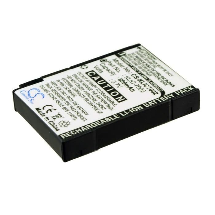 Premium Battery for Kodak Easyshare V530, Easyshare V530 3.7V, 600mAh - 2.22Wh