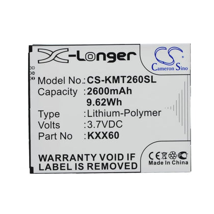 New Premium Mobile/SmartPhone Battery Replacements CS-KMT260SL