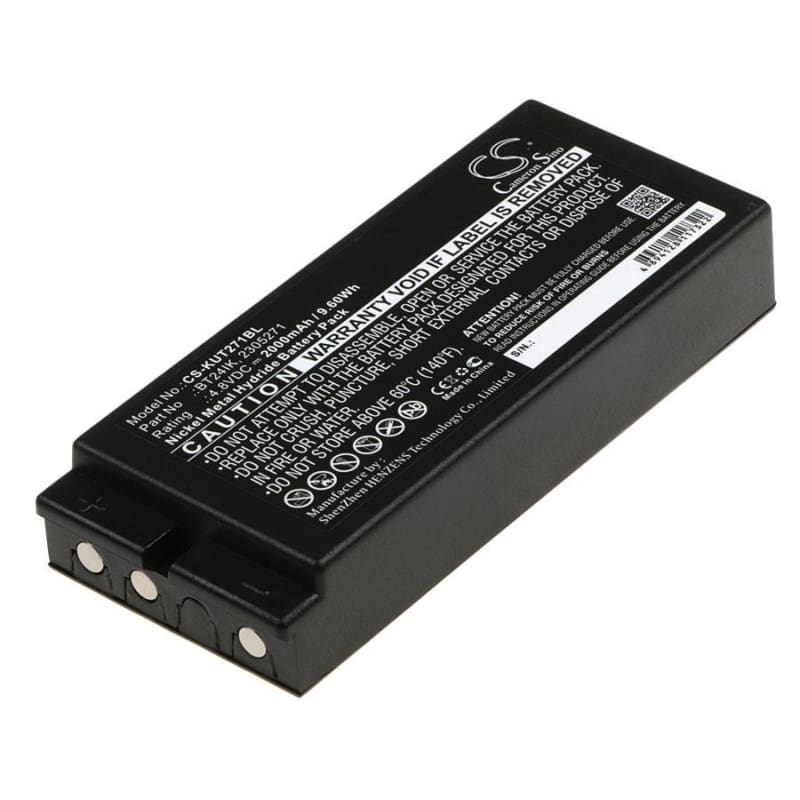 Premium Battery for Ikusi BT20K, BT24ik, Tm70/3, Tm70/8, Transmitters 4.8V, 2000mAh - 9.60Wh