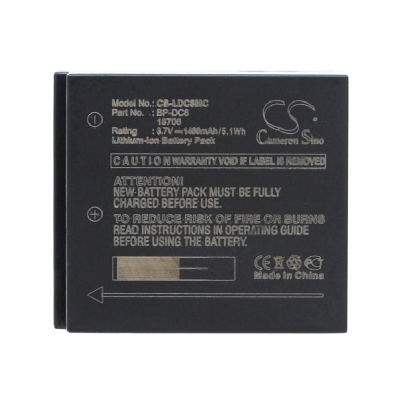 Premium Battery for Leica X1 3.7V, 1400mAh - 5.18Wh