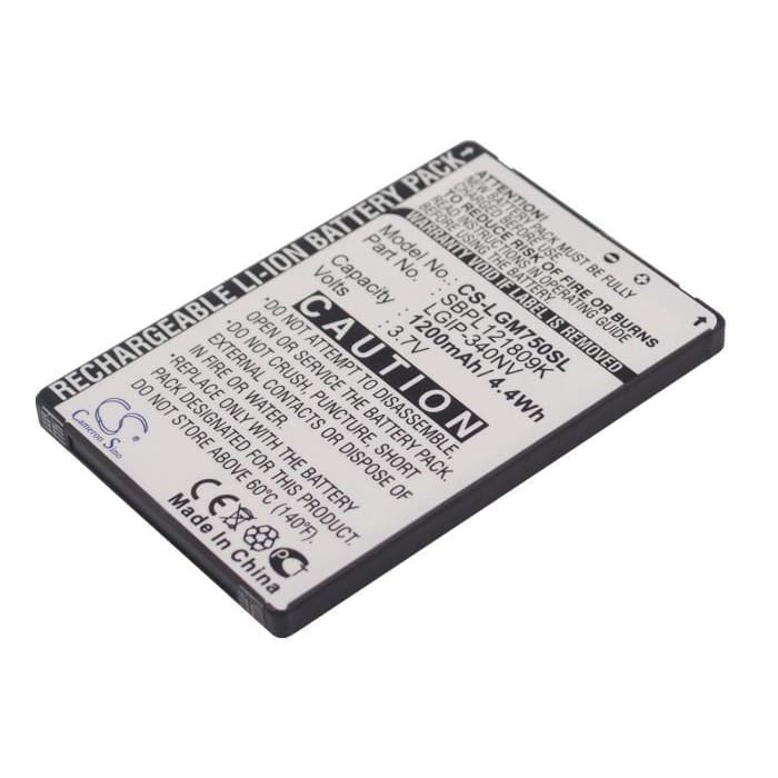 New Premium Mobile/SmartPhone Battery Replacements CS-LGM750SL