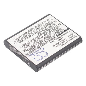 Premium Battery for Pentax Megazoom X70, Optio I-10, Optio 3.7V, 800mAh - 2.96Wh