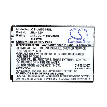 New Premium Mobile/SmartPhone Battery Replacements CS-LMS345SL