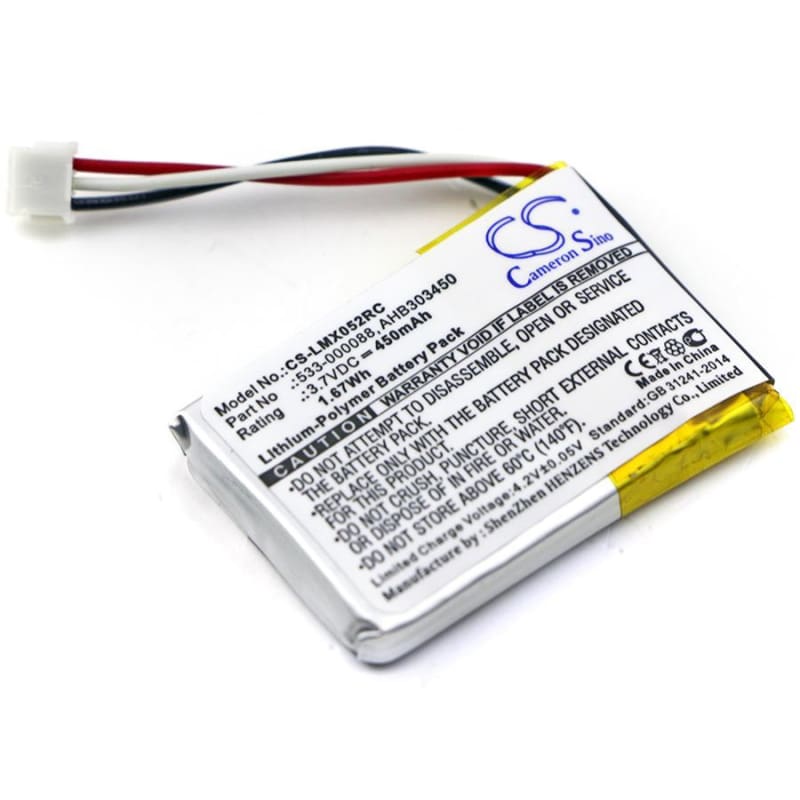 Premium Battery for Logitech, 910-004362, 910-004374, M-ro052, Mx Anywhere 2, Mx Master 3.7V, 450mAh - 1.67Wh